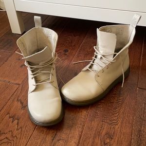 Dr. Martens Cream boots